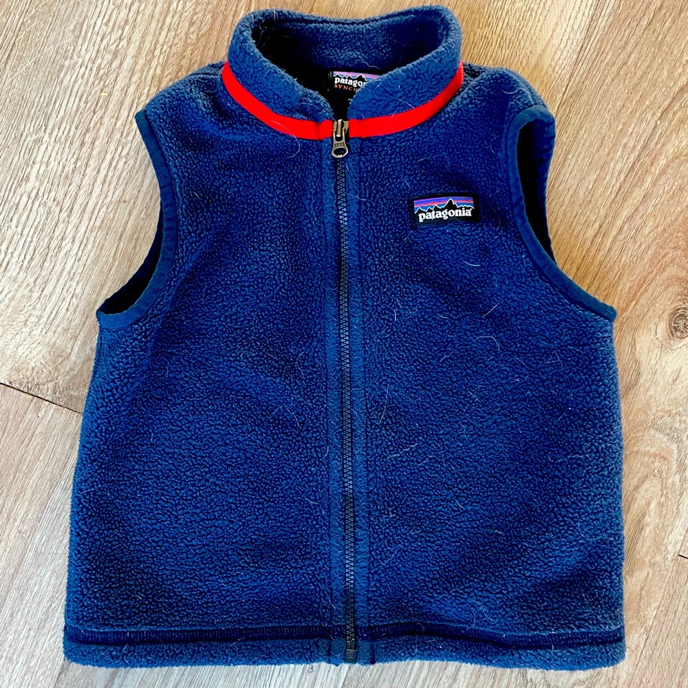 Patagonia vest.  2T.  Blue